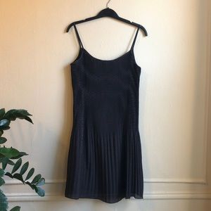 Vivienne Tam black dress white polka dots. Size 2.